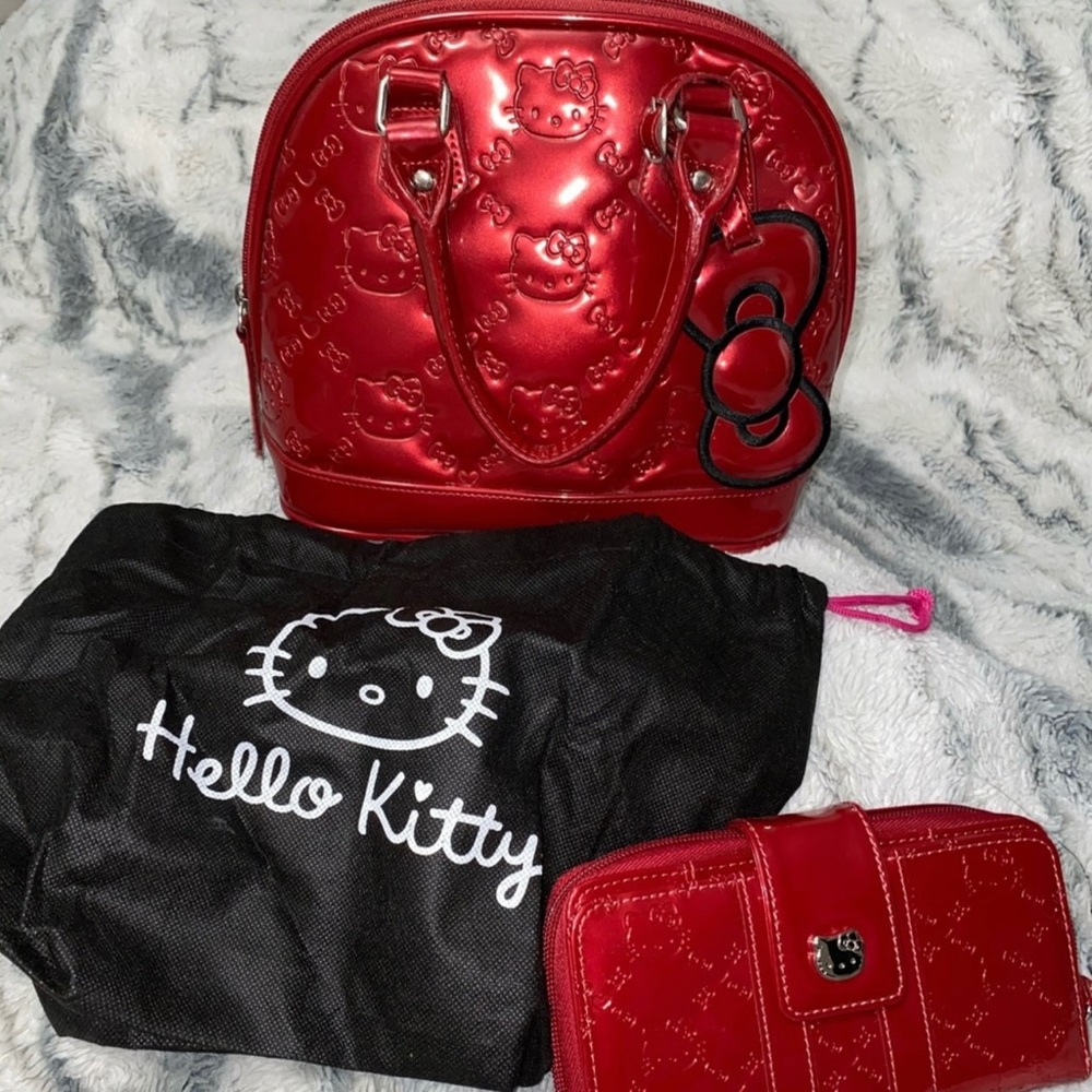 RARE Hello Kitty x Loungefly Bag + Wallet